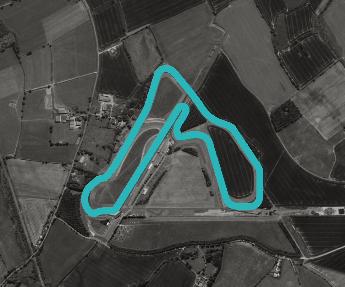 Croft track map